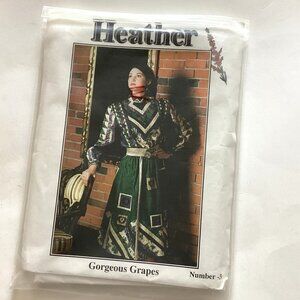 Wearable Art GORGEOUS GRAPES UNCUT# 3 Vintage Sewing Pattern Heather Wanless